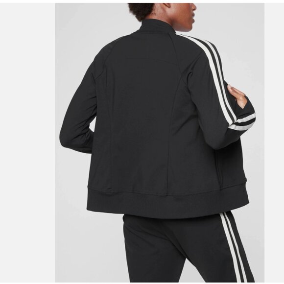 Athleta Circa Black Track Jacket Size Small - Picture 2 of 9